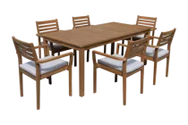 JONAS 7 PIECE OUTDOOR DINING SET