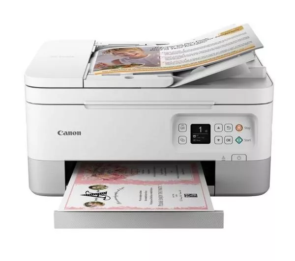 CANON PIXMA TS7451 AllinOne Wireless Inkjet Printer White